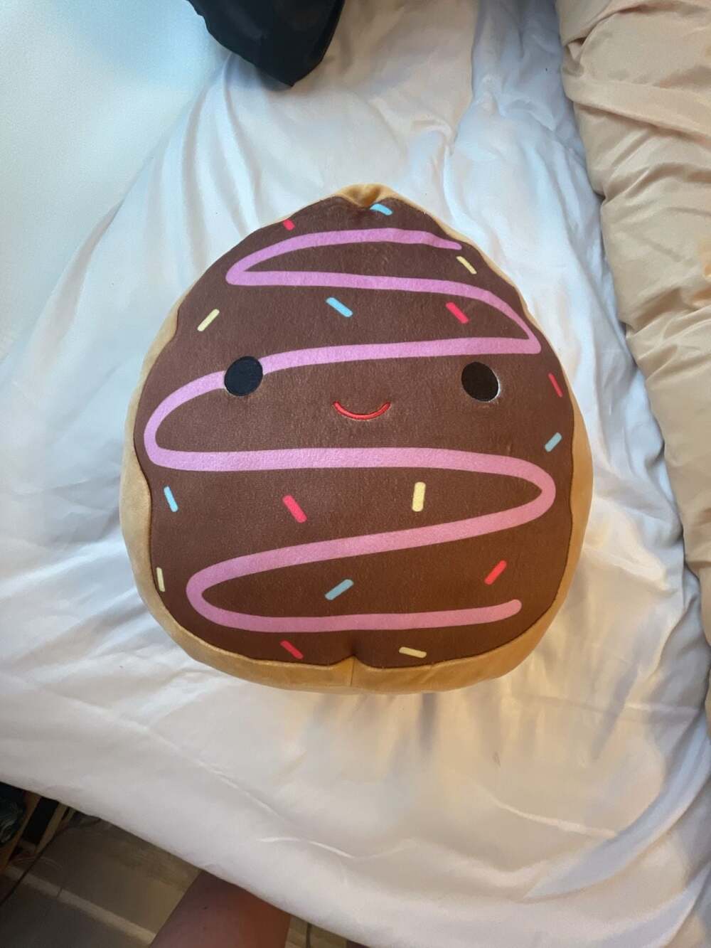 Squishmallows Official Kellytoy Deja the Chocolate Frosted Donut Soft Plush Toy